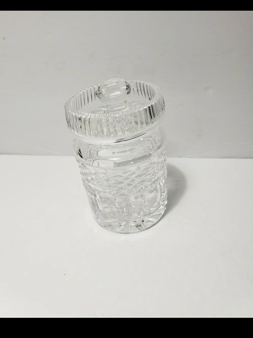 WATERFORD Crystal Jam & Honey Jar With Lid